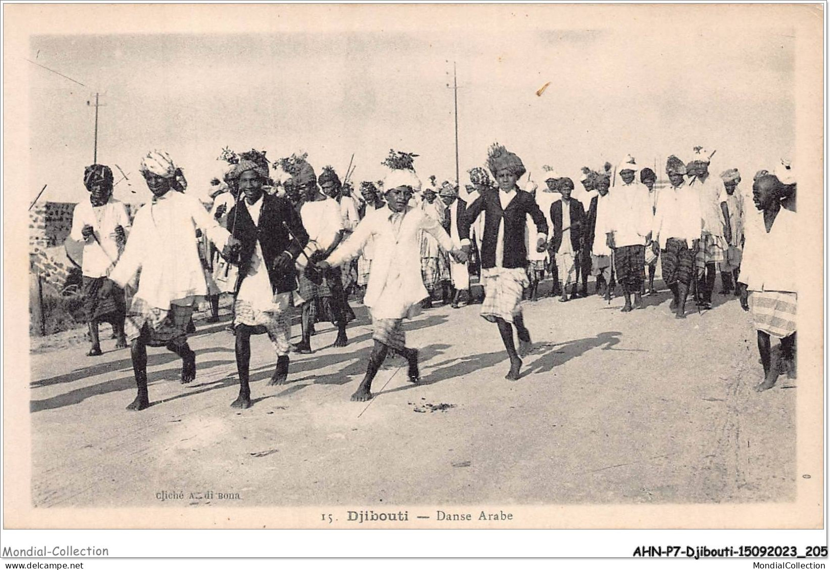 AHNP7-0850 - AFRIQUE - DJIBOUTI - Danse Arabe - Gibuti