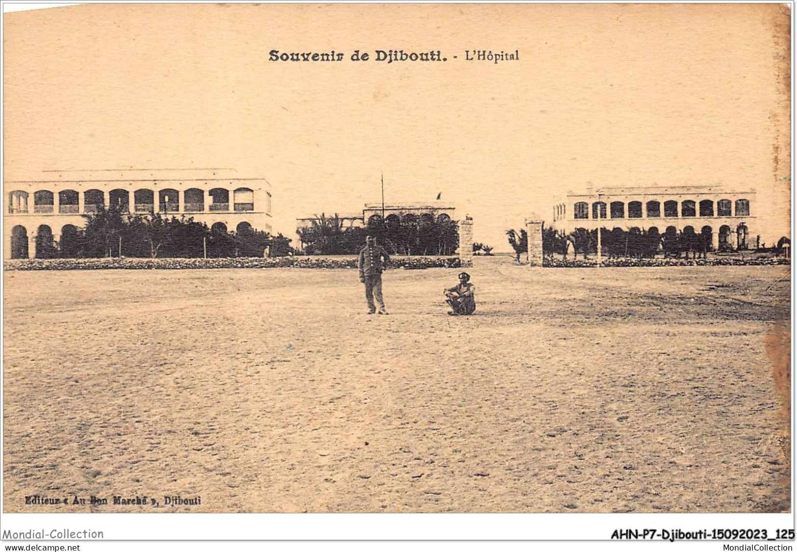 AHNP7-0810 - AFRIQUE - DJIBOUTI - Souvenir De Djibouti - L'hôpital - Dschibuti