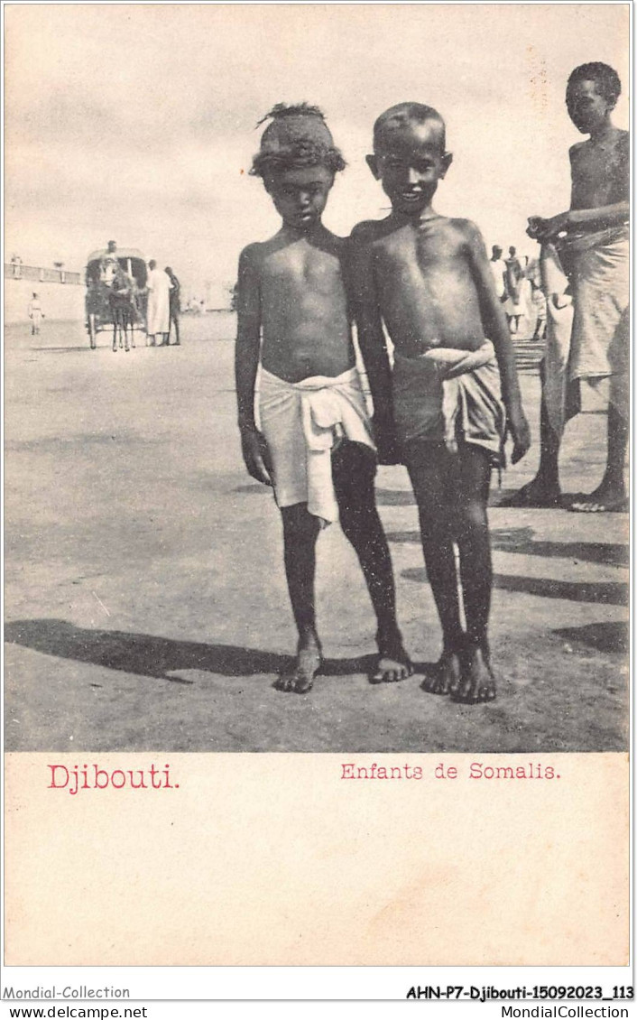 AHNP7-0804 - AFRIQUE - DJIBOUTI - Enfants De Somalis COIFFURE - Dschibuti