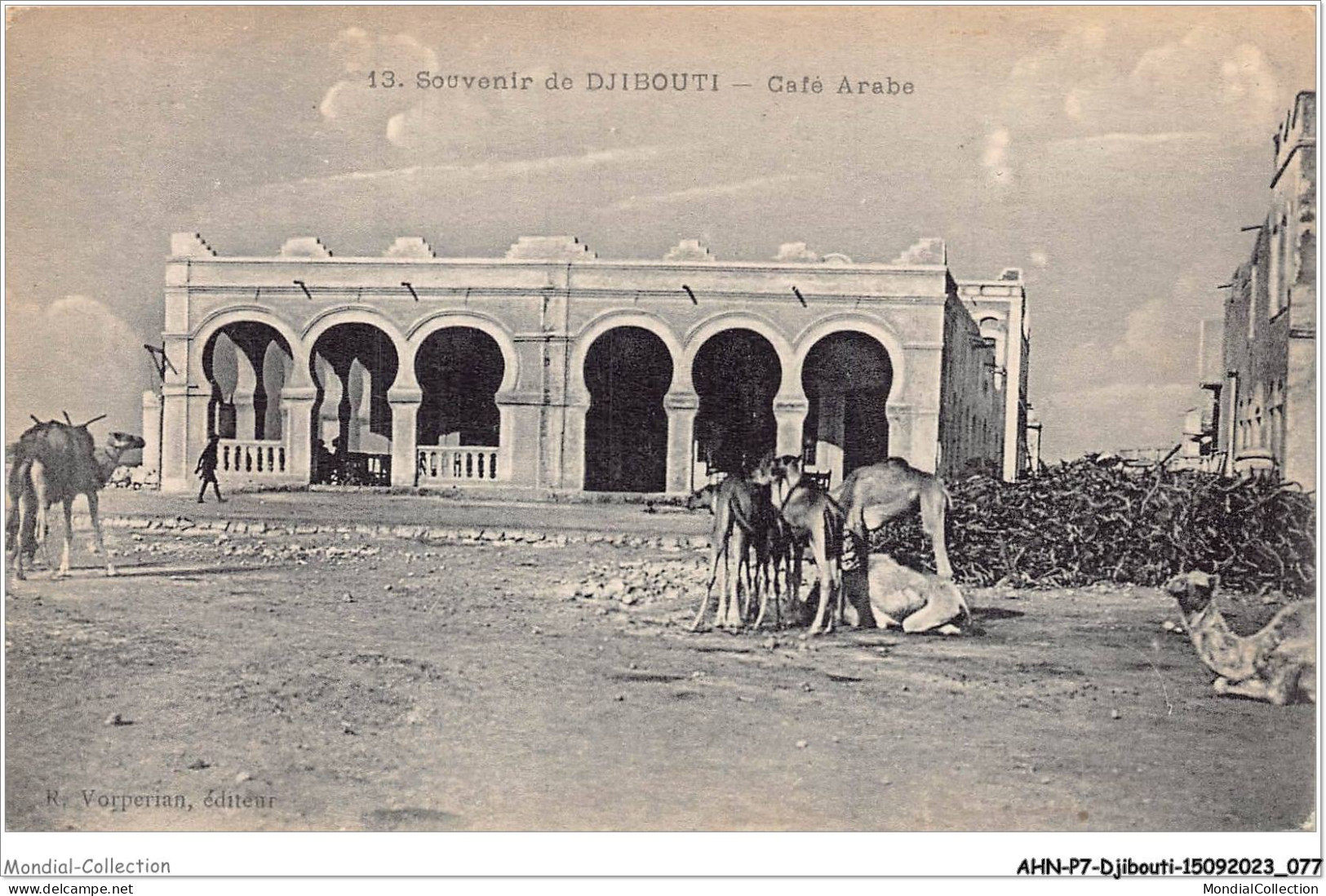 AHNP7-0785 - AFRIQUE - DJIBOUTI - Souvenir De Djibouti - Café Arabe - Dschibuti