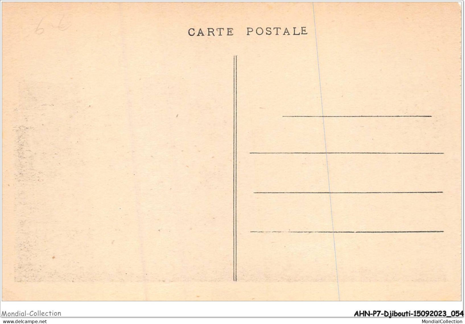 AHNP7-0773 - AFRIQUE - DJIBOUTI - Cases Somalis - Gibuti