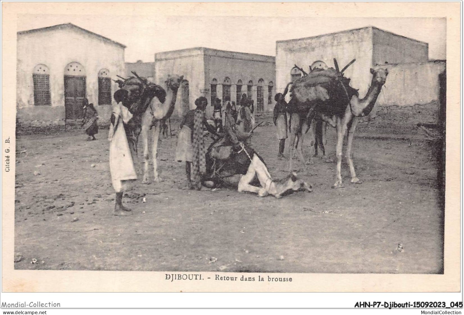 AHNP7-0769 - AFRIQUE - DJIBOUTI - Retour Dans La Brousse  - Djibouti