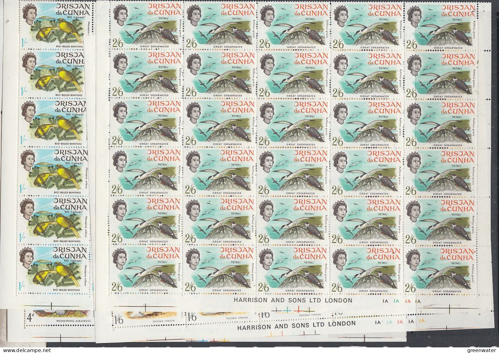 Tristan Da Cunha 1968 Birds 4v (30x) ** Mnh (TDC182) - Tristan Da Cunha