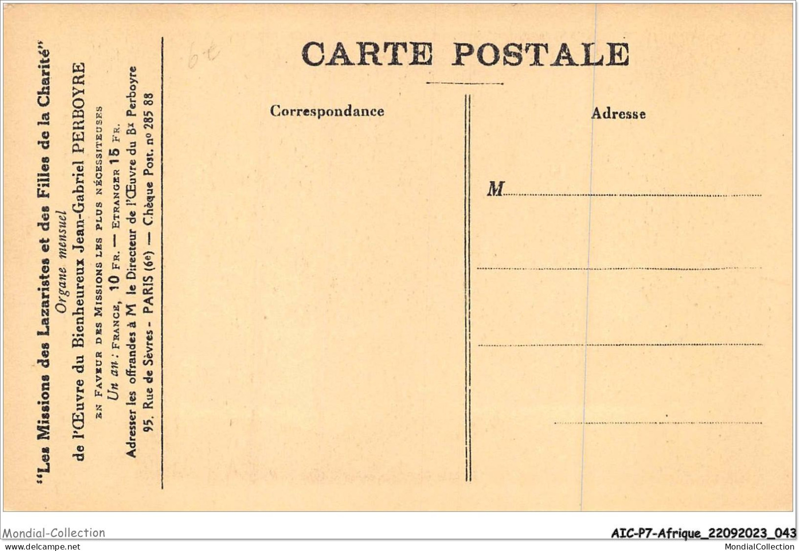 AICP7-AFRIQUE-0759 - MISSIONS DES LAZARISTES - Type Béni-amer Aux Cheveux Enduits De Beurre - Non Classificati