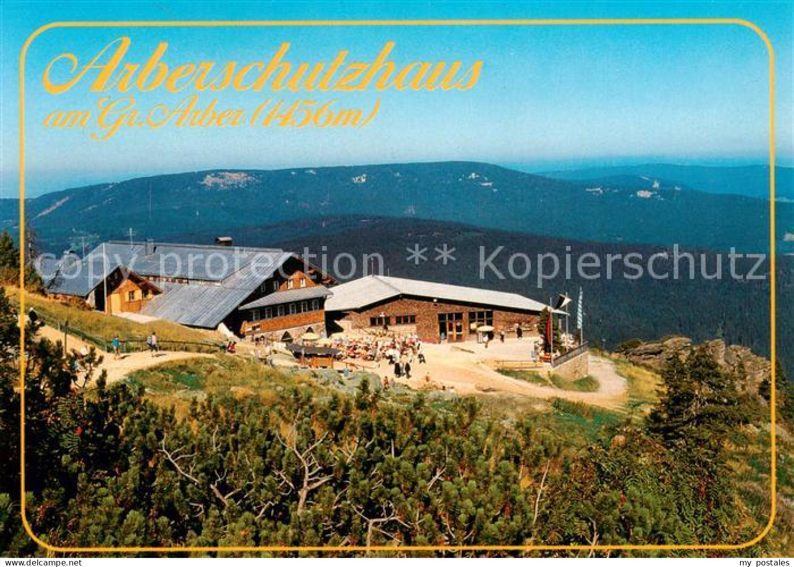 73791317 Arberschutzhaus 1456m Bayerisch Eisenstein Fliegeraufnahme  - Otros & Sin Clasificación