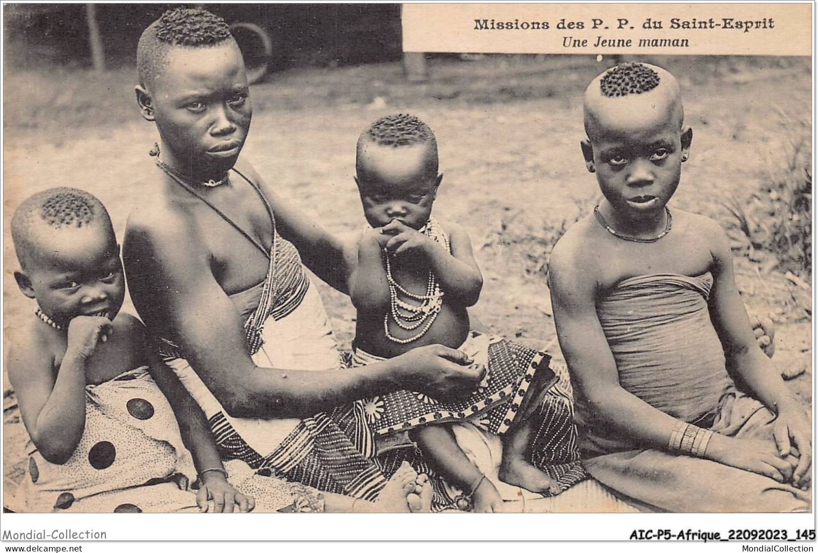 AICP5-AFRIQUE-0580 - Missions Des P P Du Saint-esprit - Une Jeune Maman - Unclassified