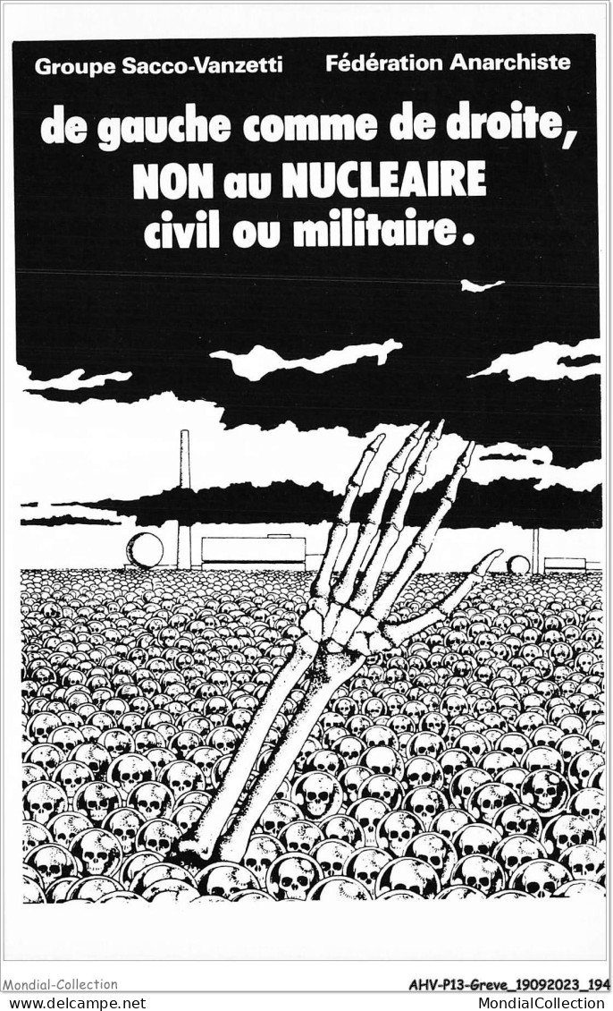 AHVP13-1210 - GREVE - De Gauche Comme De Droite - Non Au Nucléaire Civil Et Militaire  - Grèves