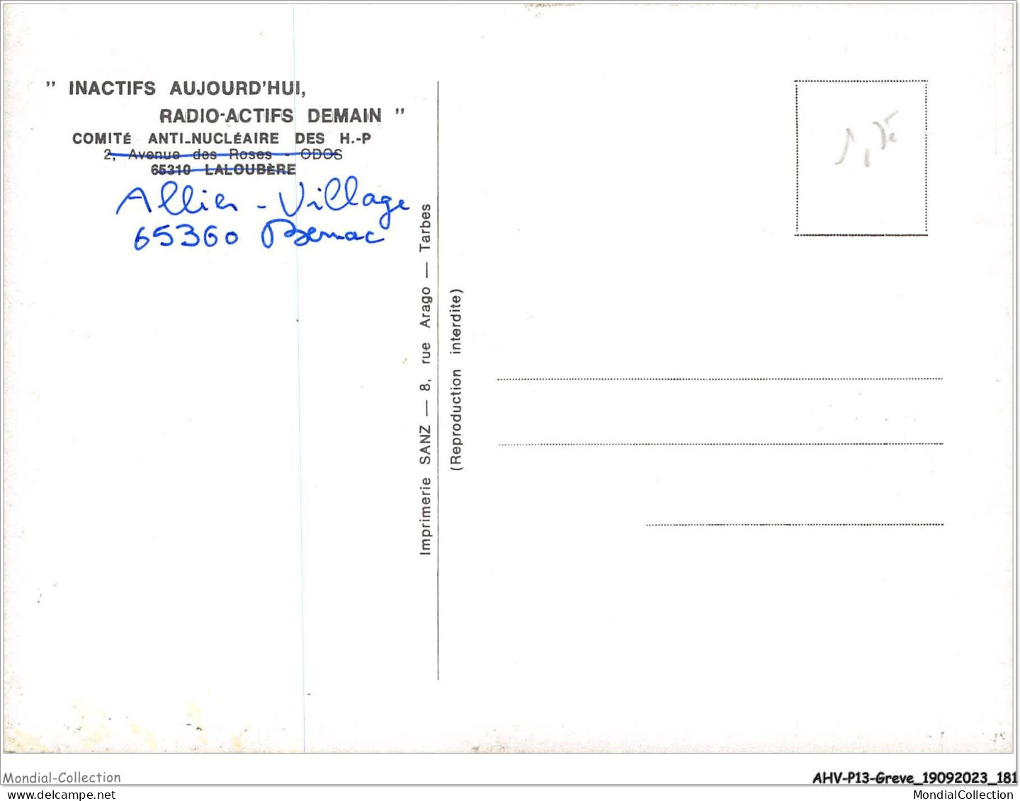 AHVP13-1203 - GREVE - écologie Nucléaire - Journée De L'arbre  - Grèves