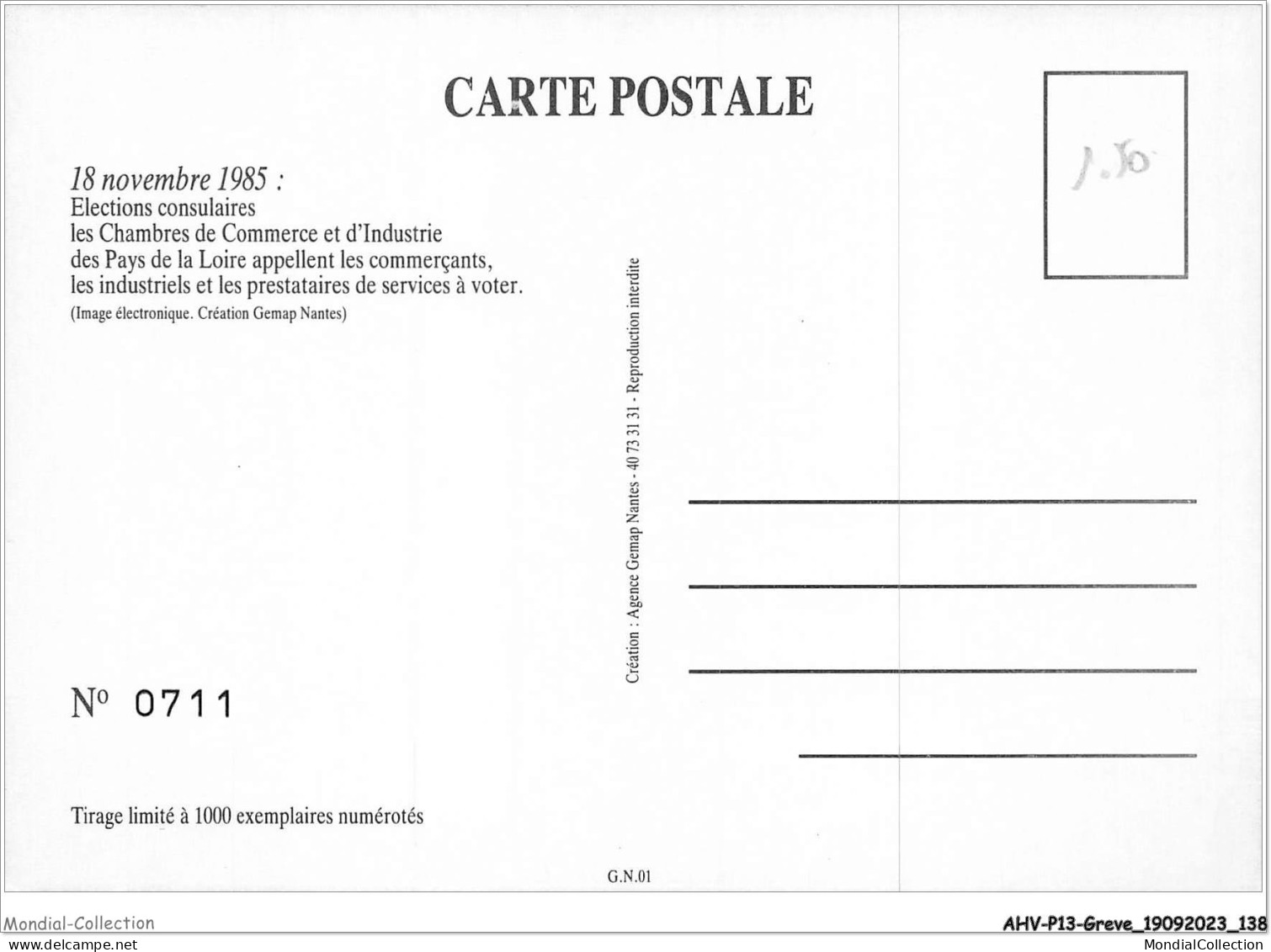 AHVP13-1182 - GREVE - élections Des Chambres De Commerce Et D'industrie  - Grèves