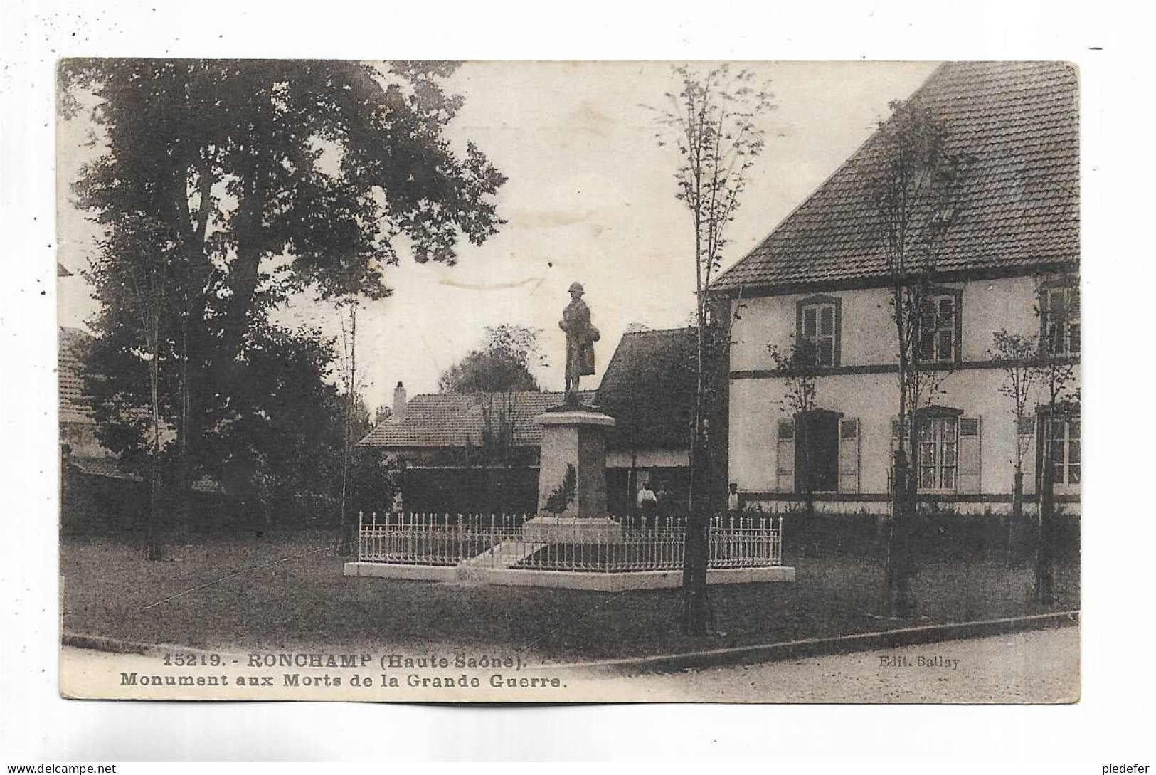 70 -  RONCHAMP ( Haute-Saône ) - Monument Aux Morts De La Grande Guerre - Other & Unclassified