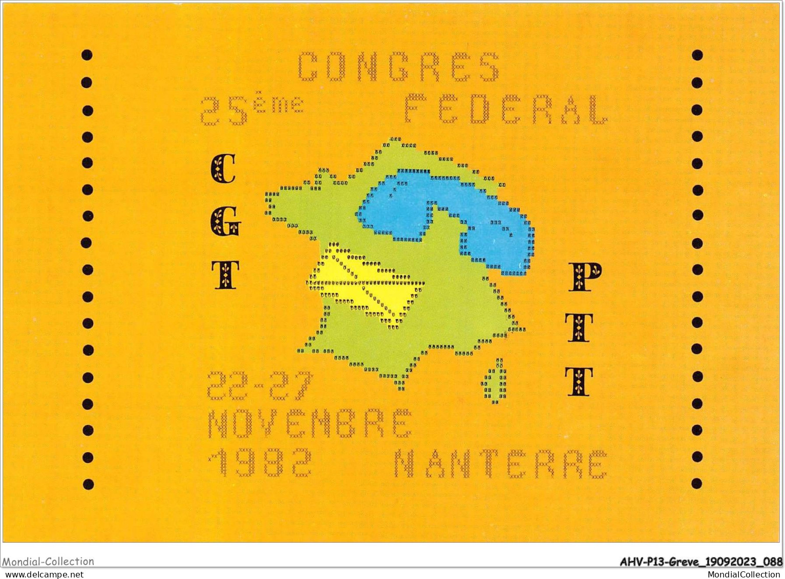 AHVP13-1158 - GREVE - CGT PTT 25è Congrès Féderal  Nanterre - 22 - 27 Novembre - Streiks