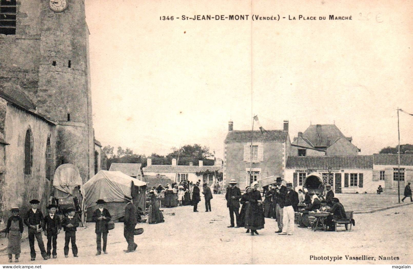 St Jean De Monts : La Place Du Marché - Saint Jean De Monts
