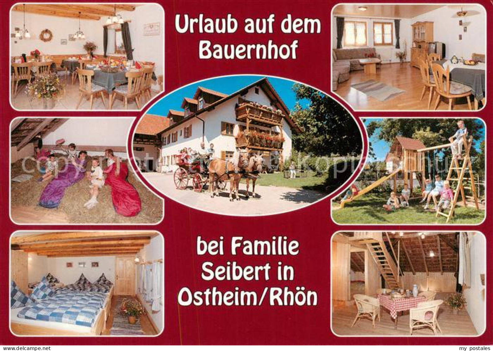 73791292 Ostheim  Rhoen Urlaub Auf Dem Bauernhof Bei Fam Seibert Teilansichten  - Otros & Sin Clasificación