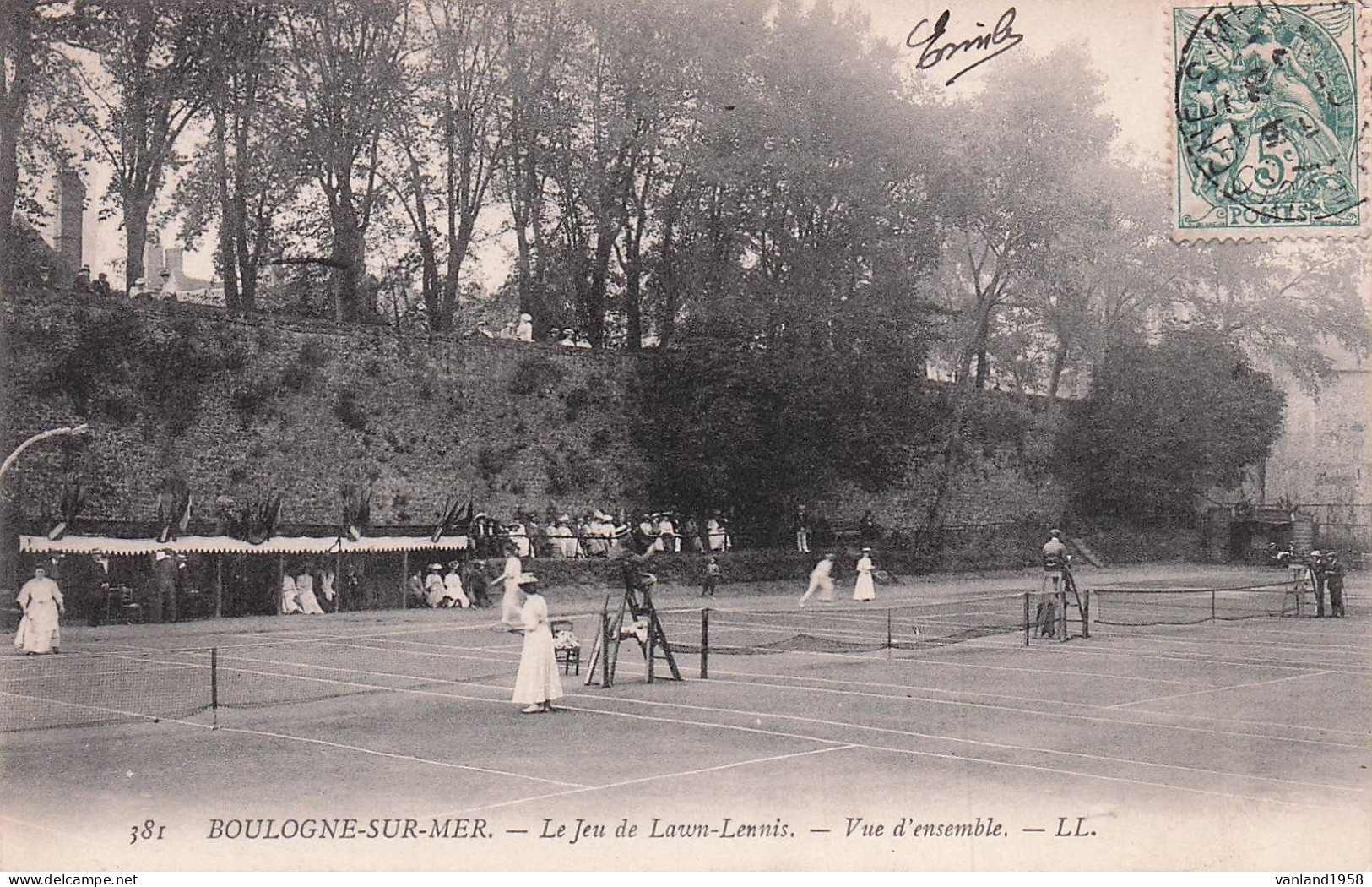 BOULOGNE Sur MER-le Jeu De Lawn-tennis-vue D'ensemble - Boulogne Sur Mer