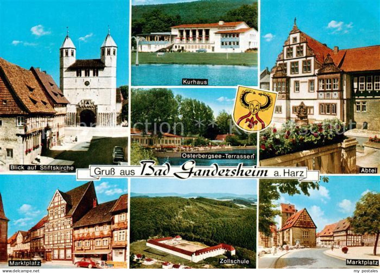 73791270 Bad Gandersheim Stiftskirche Kurhaus Osterbergsee Terrassen Abtei Markt - Bad Gandersheim