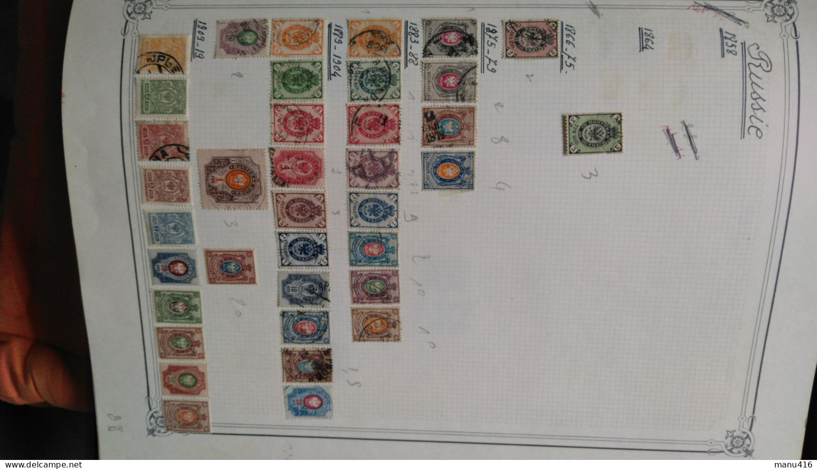 Joli Lot De + 110 Timbres De Russie Très Anciens (de 1864 à 1967) Cote + 120 Euros, Port Offert. - Used Stamps