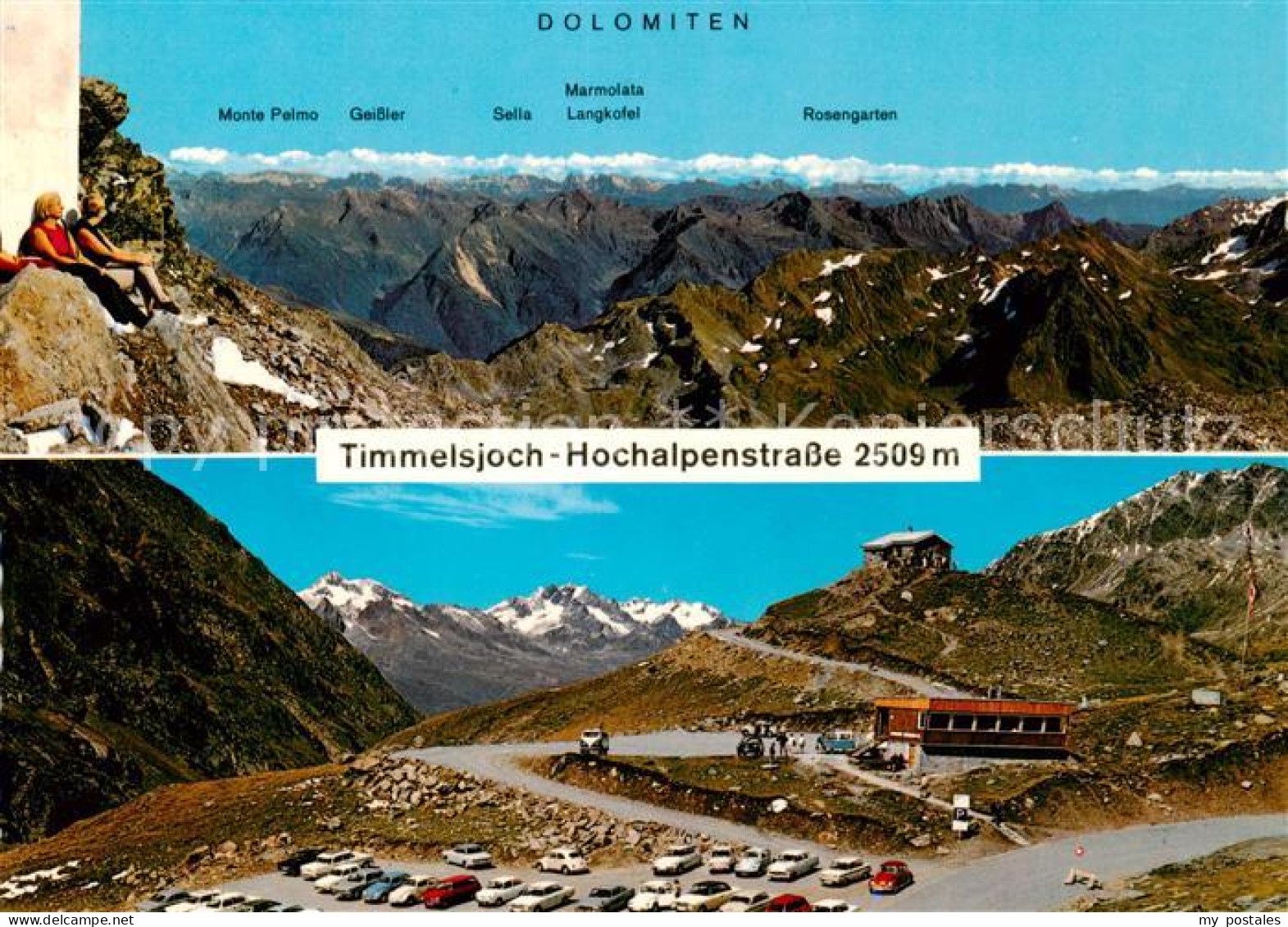 73791237 Soelden Oetztal AT Timmelsjoch Hochalpenstrasse Bergrestaurant Fernsich - Sonstige & Ohne Zuordnung