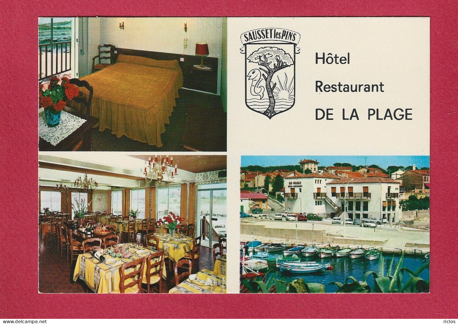 SAUSSET LES PINS - 13 - HOTEL RESTAURANT DE LA PLAGE - Autres & Non Classés