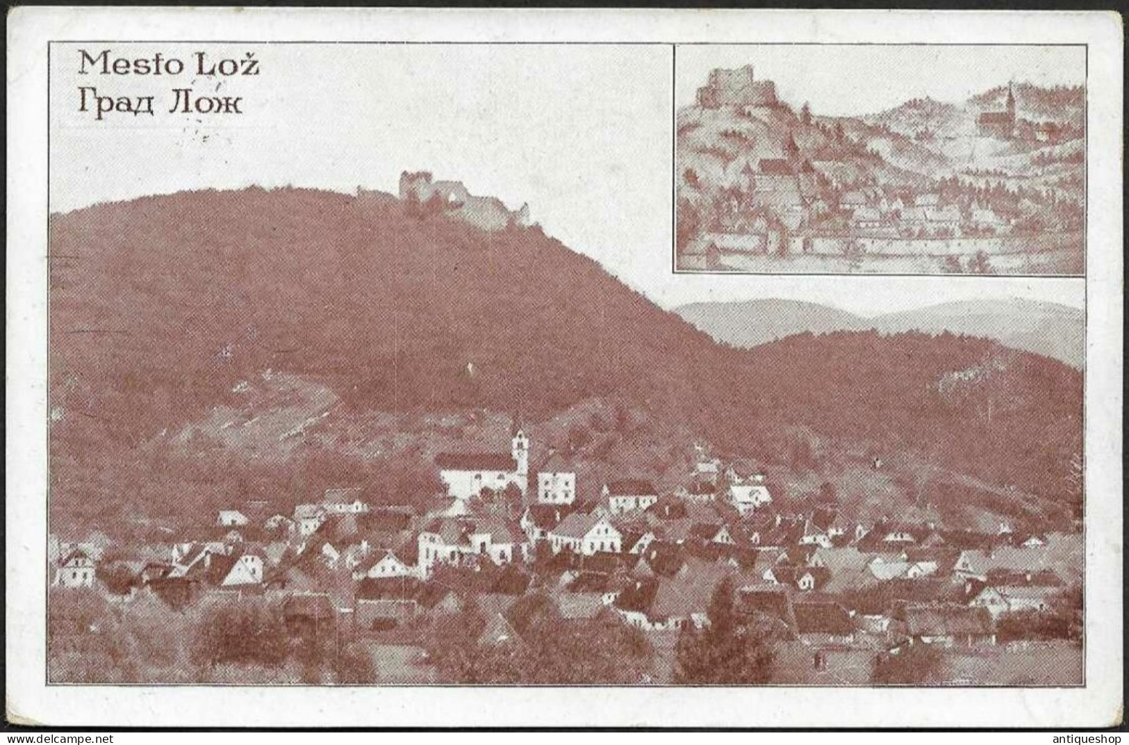 Slovenia-----Loz------old Postcard - Eslovenia