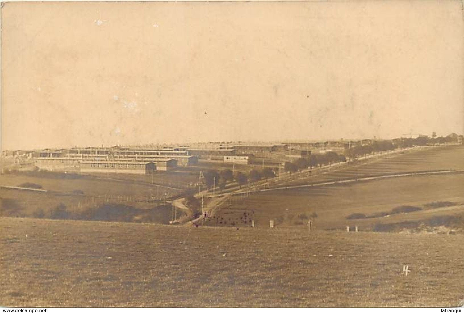 Militaires- Ref E146- Carte Photo -guerre 1914-18-camp De Prisonniers Francais En Allemagne - - Guerre 1914-18