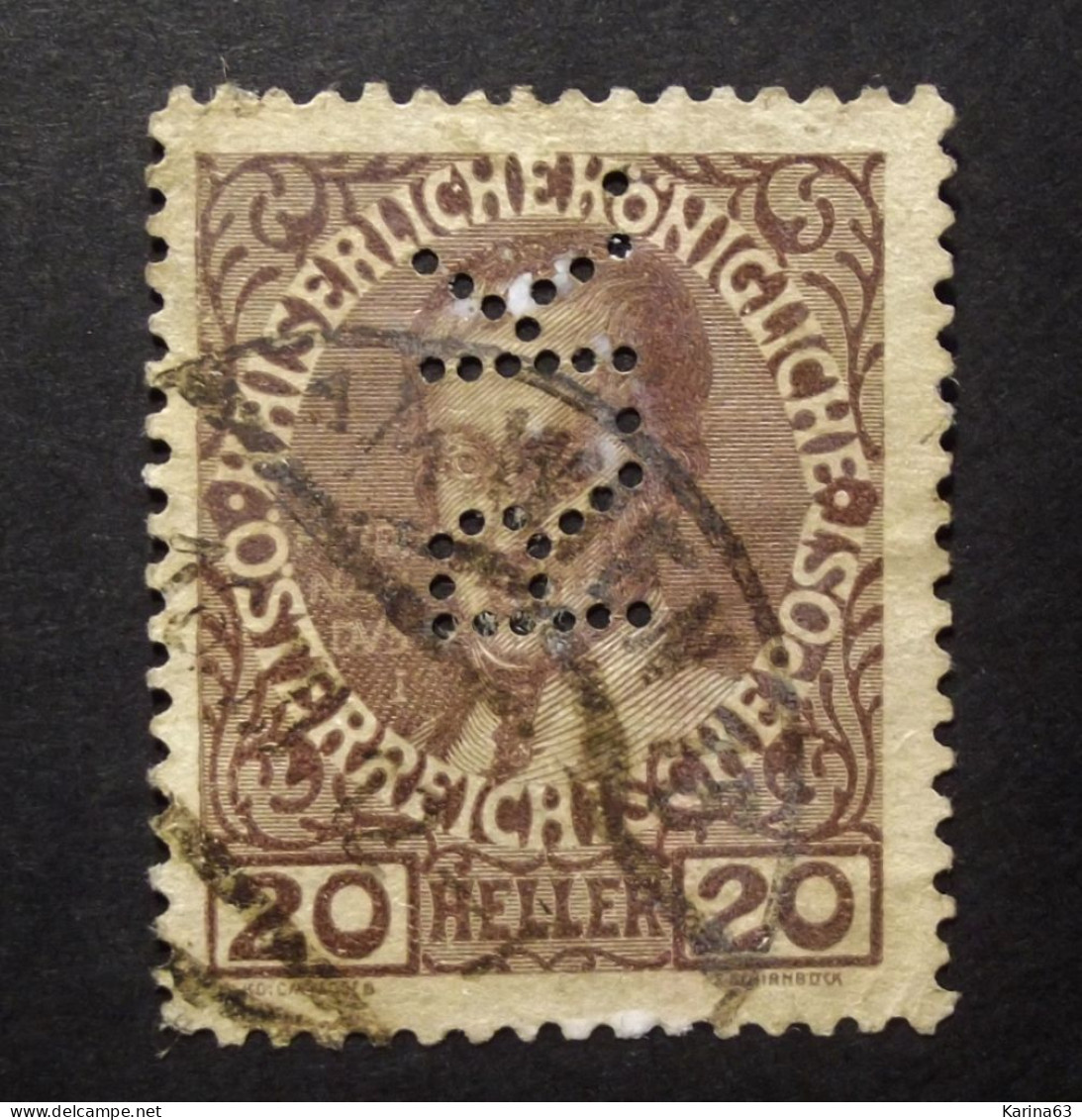 Österreich - Autriche - Oostenrijk - Perfin - Lochung  - R.K. - Maschinen- And Metallfabrik R. Klinger, Gumpoldskirchen - Used Stamps