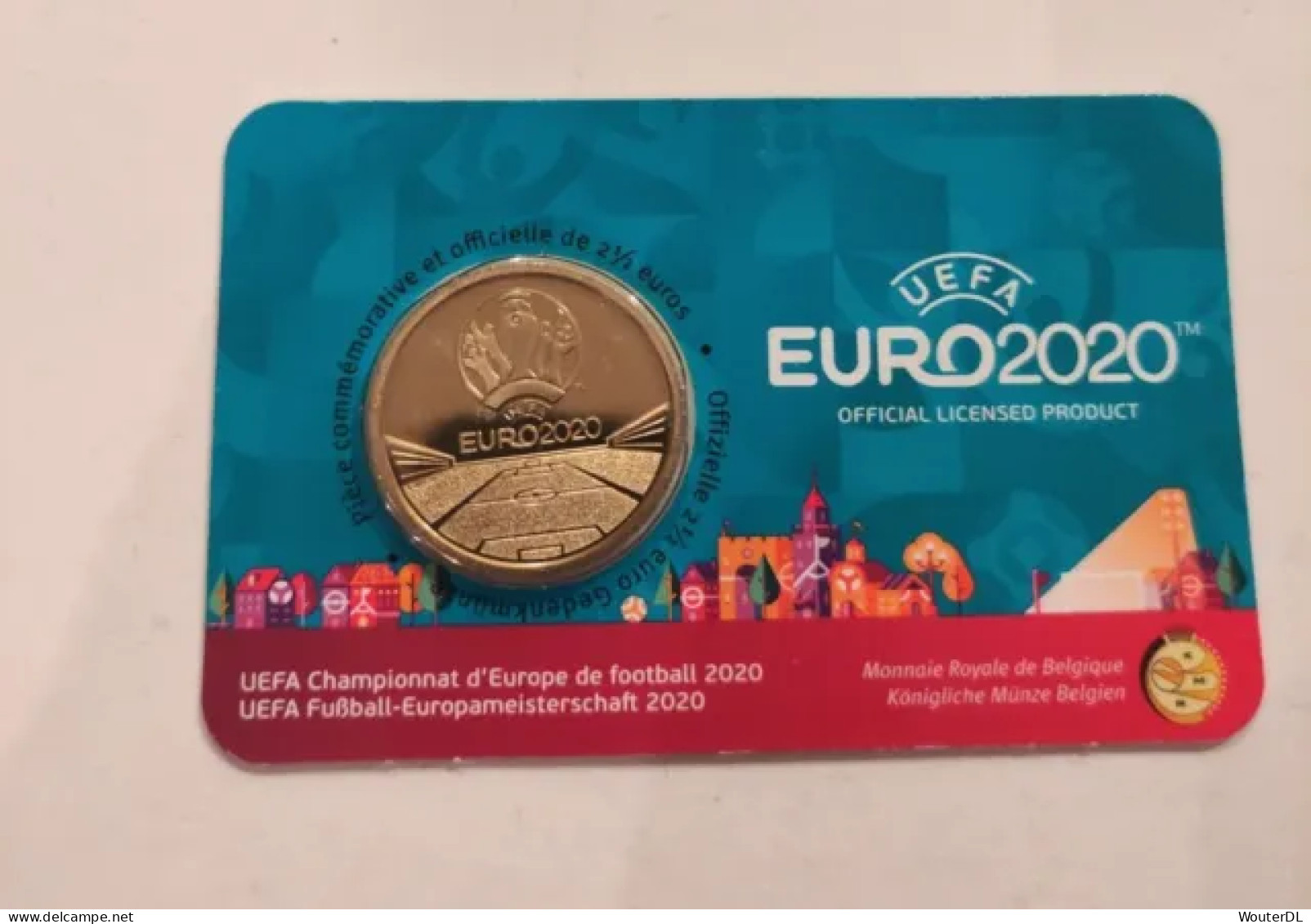 2,5 Euro België 2021 UEFA EURO 2020 EK Voetbal - Belgique