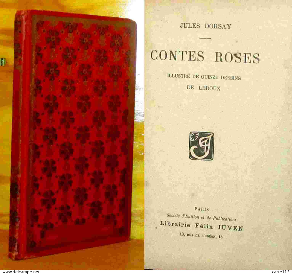 DORSAY Jules - CONTES ROSES - 1801-1900