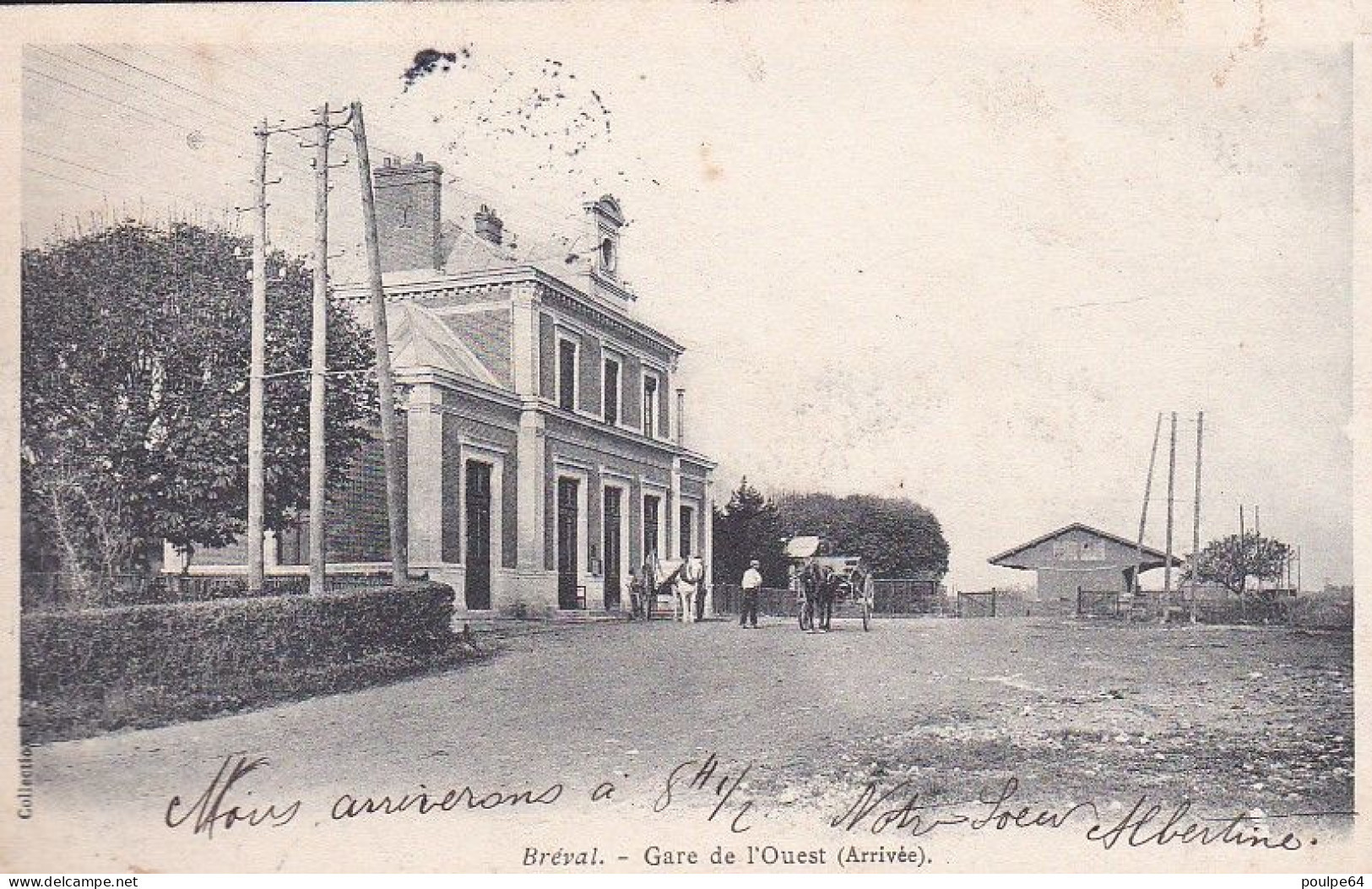 Bréval - La Gare : Vue Extérieure - Andere & Zonder Classificatie