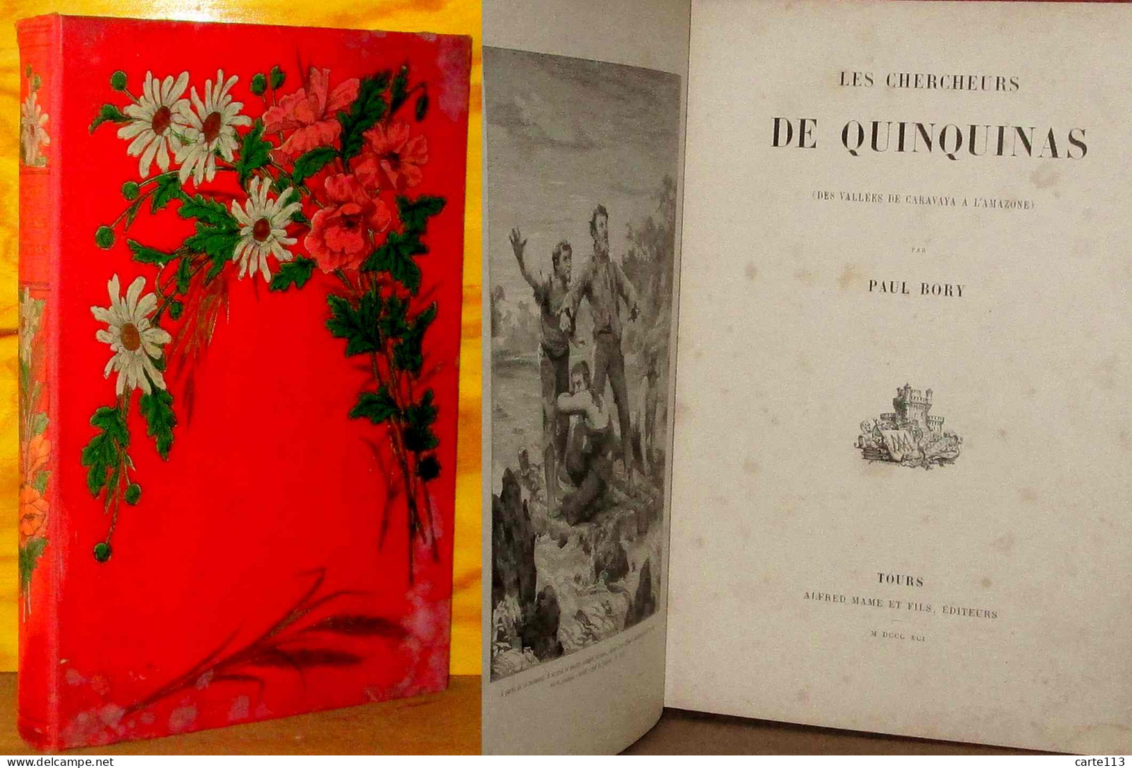 BORY Paul - BRUNET Paul - LES CHERCHEURS DE QUINQUINAS, DES VALLEES DE CARAVAYA A L'AMAZONE - 1801-1900