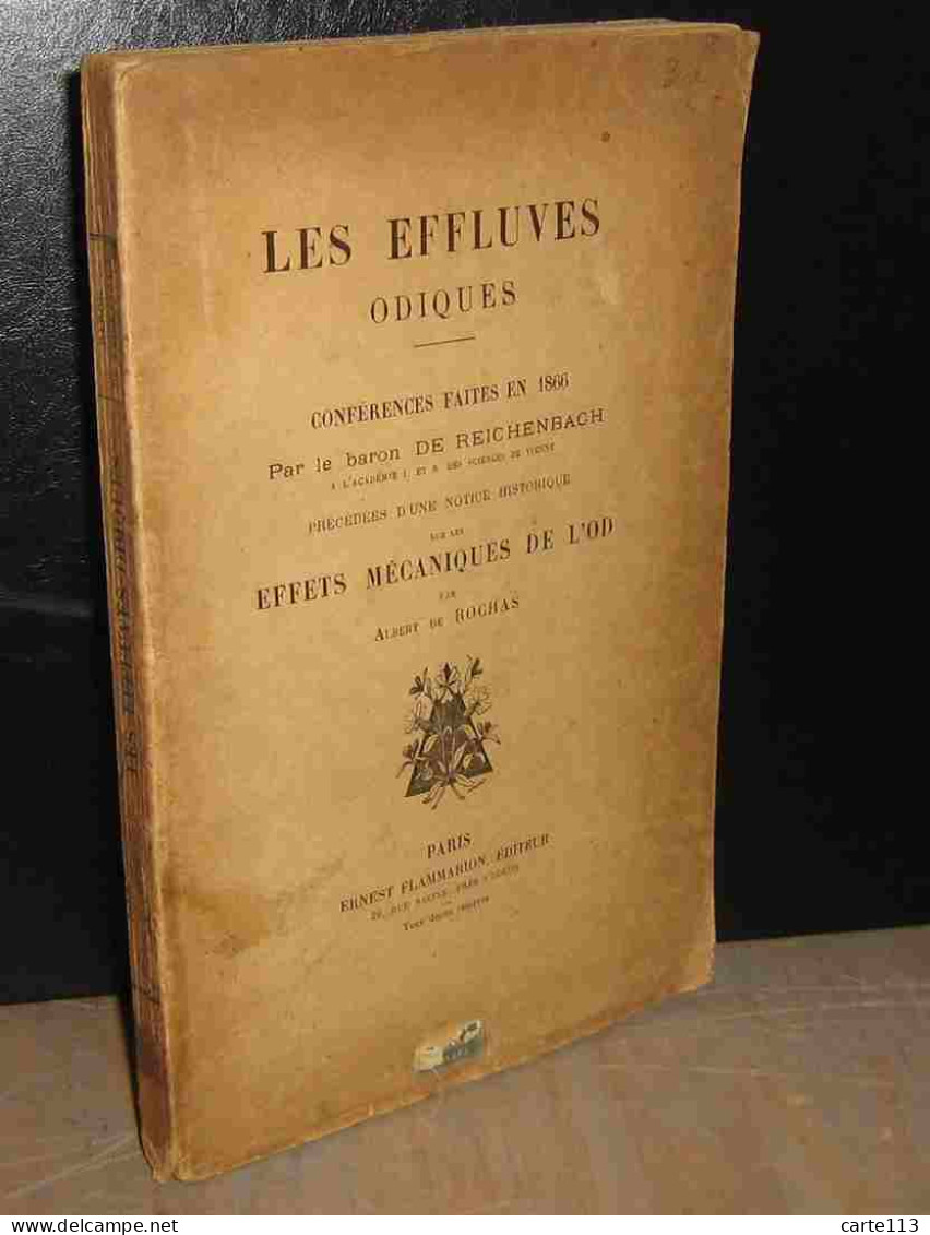 DE REICHENBACH Karl Baron De - LES EFFLUVES ODIQUES - 1801-1900