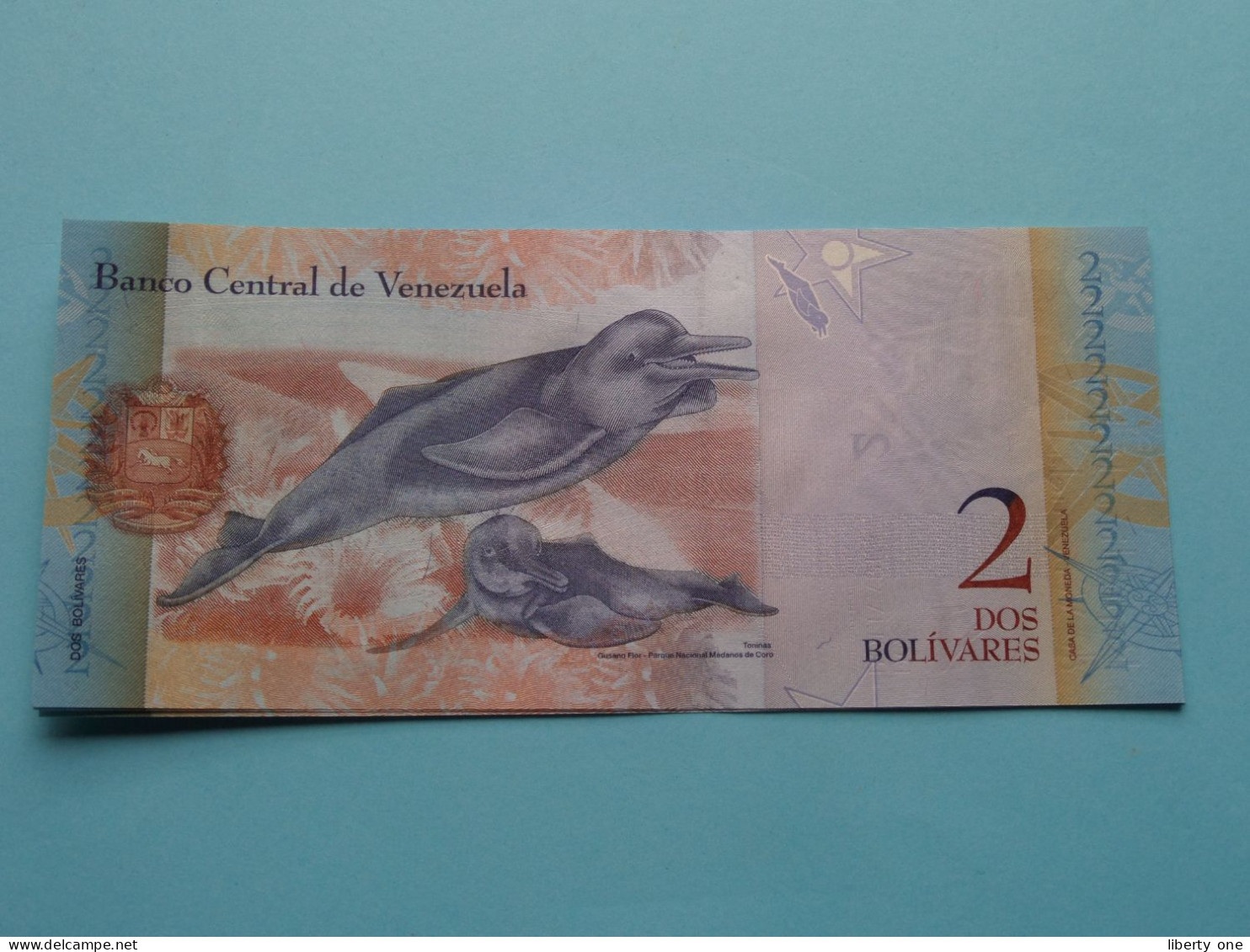 2 - Dos Bolivares 19 De Agosto De 2014 > Republica Bolivariana De Venezuela ( For Grade, Please See Photo ) ! - Venezuela