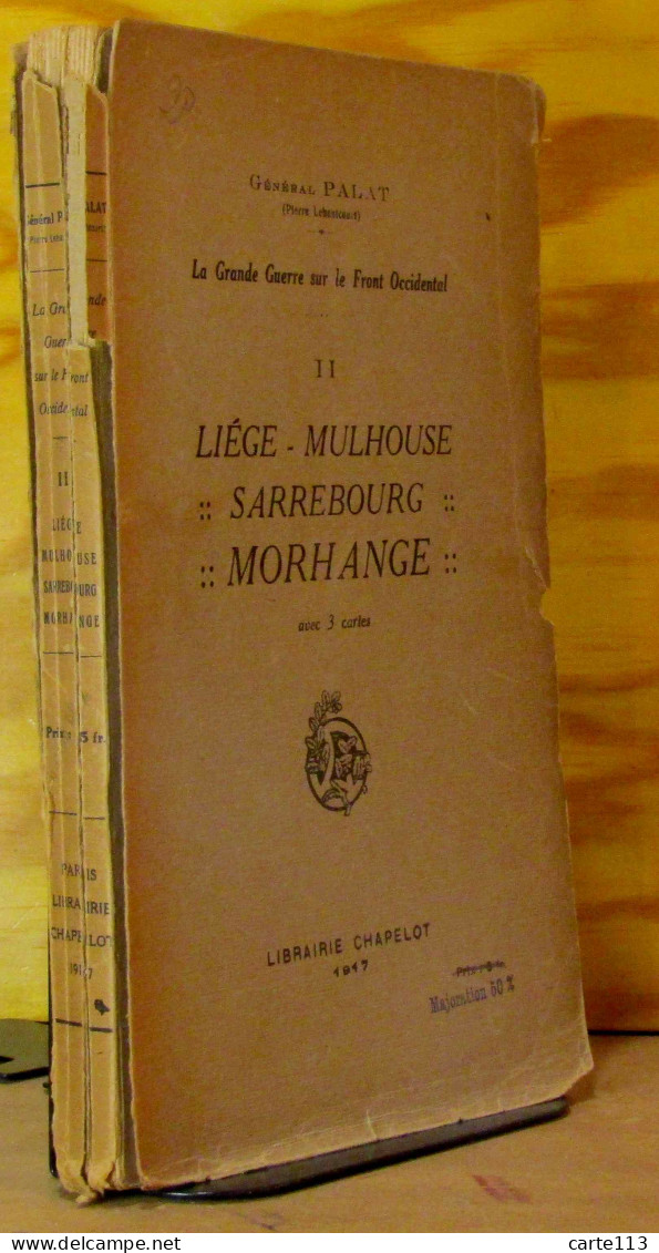 PALAT Barthelemy Edmond - LIEGE - MULHOUSE - SARREBOURG - MORHANGE - 1901-1940