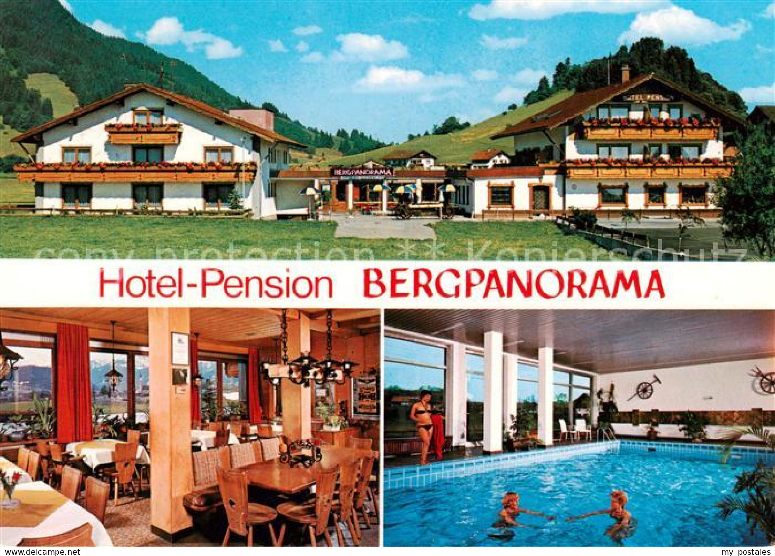 73791125 Weissbach Pfronten Hotel Pension Bergpanorama Restaurant Hallenbad Weis - Pfronten