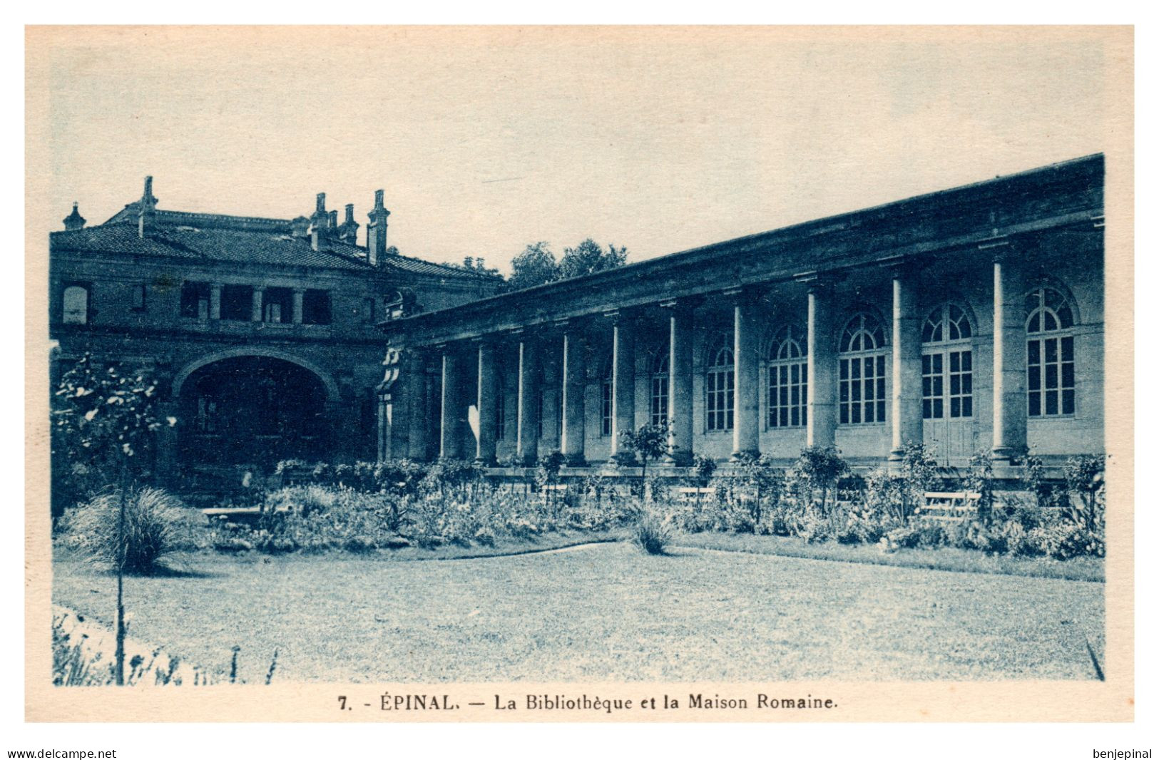 Epinal -  La Bibliothèque Et La Maison Romaine - Epinal