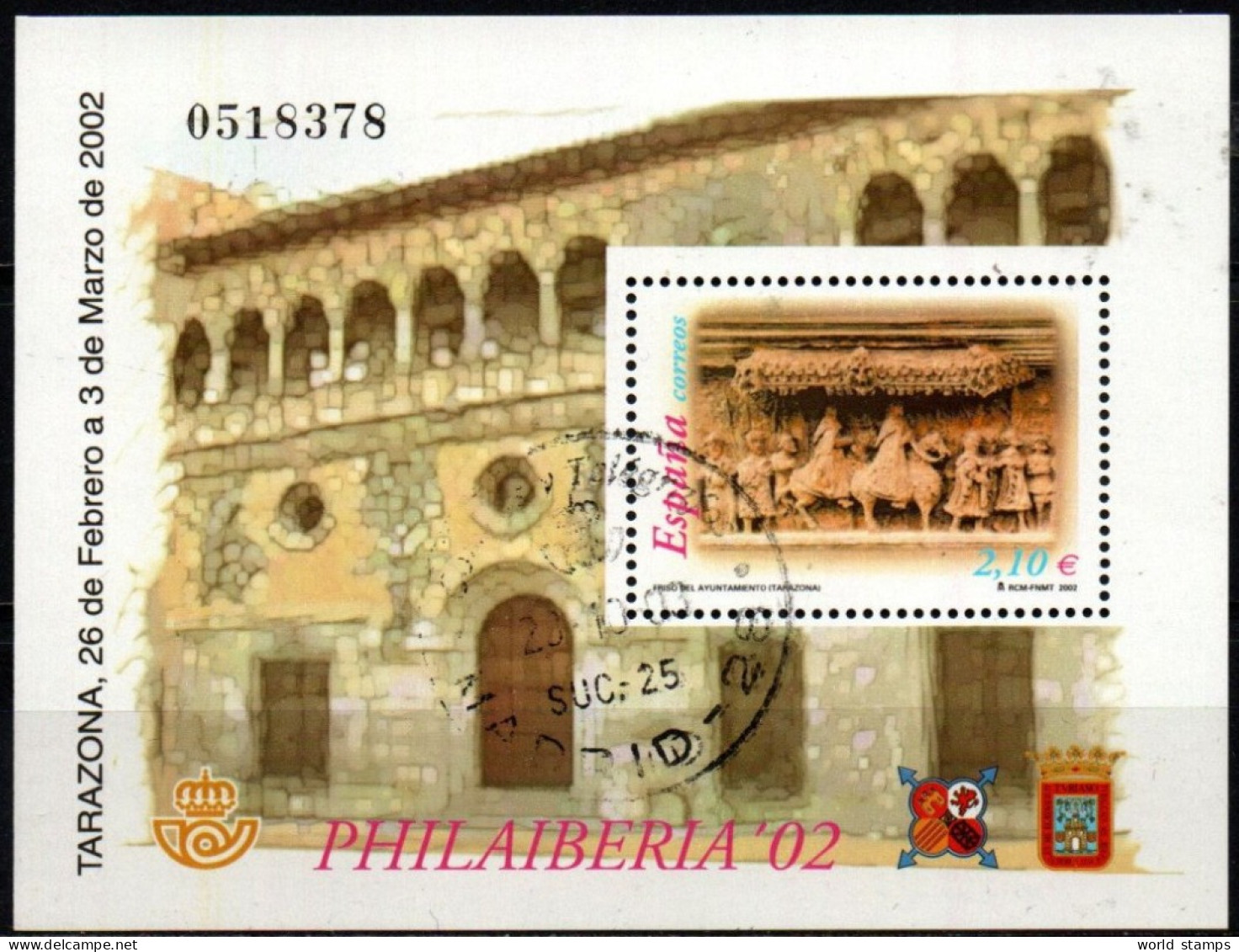 ESPAGNE 2002 O - Blocks & Kleinbögen