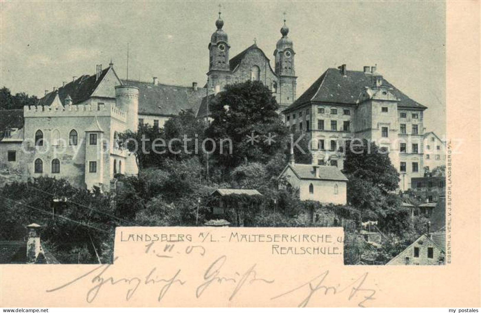 73791020 Landsberg Lech Malteserkirche U. Realschule Landsberg Lech - Landsberg