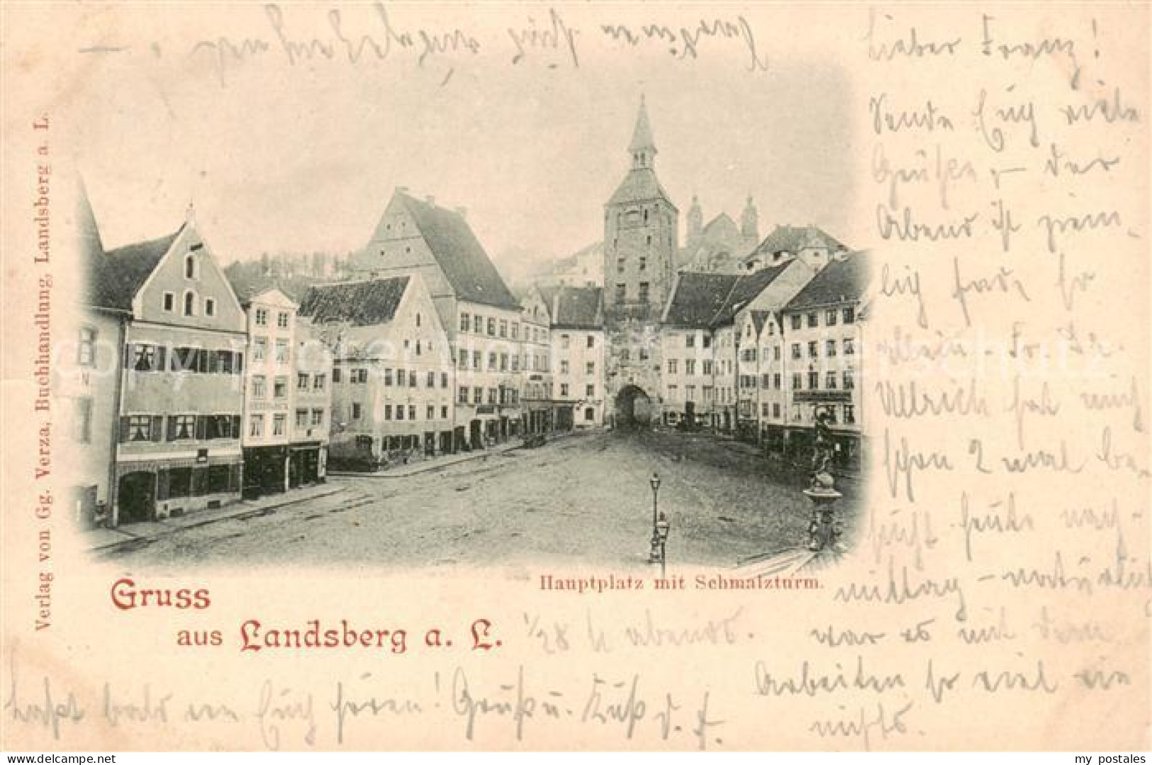 73791019 Landsberg Lech Hauptplatz M. Schmalzturm Landsberg Lech - Landsberg