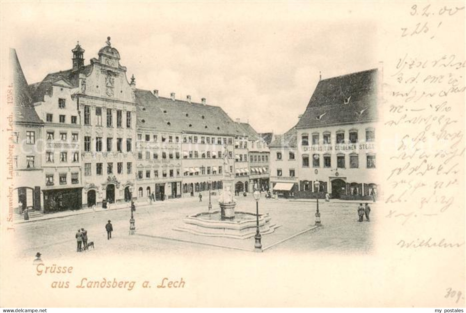 73791018 Landsberg Lech Grosser Platz Landsberg Lech - Landsberg