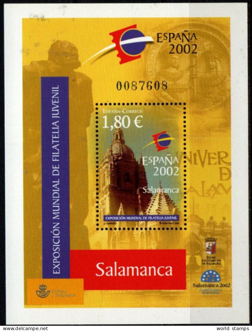 ESPAGNE 2002 ** - Blocks & Sheetlets & Panes