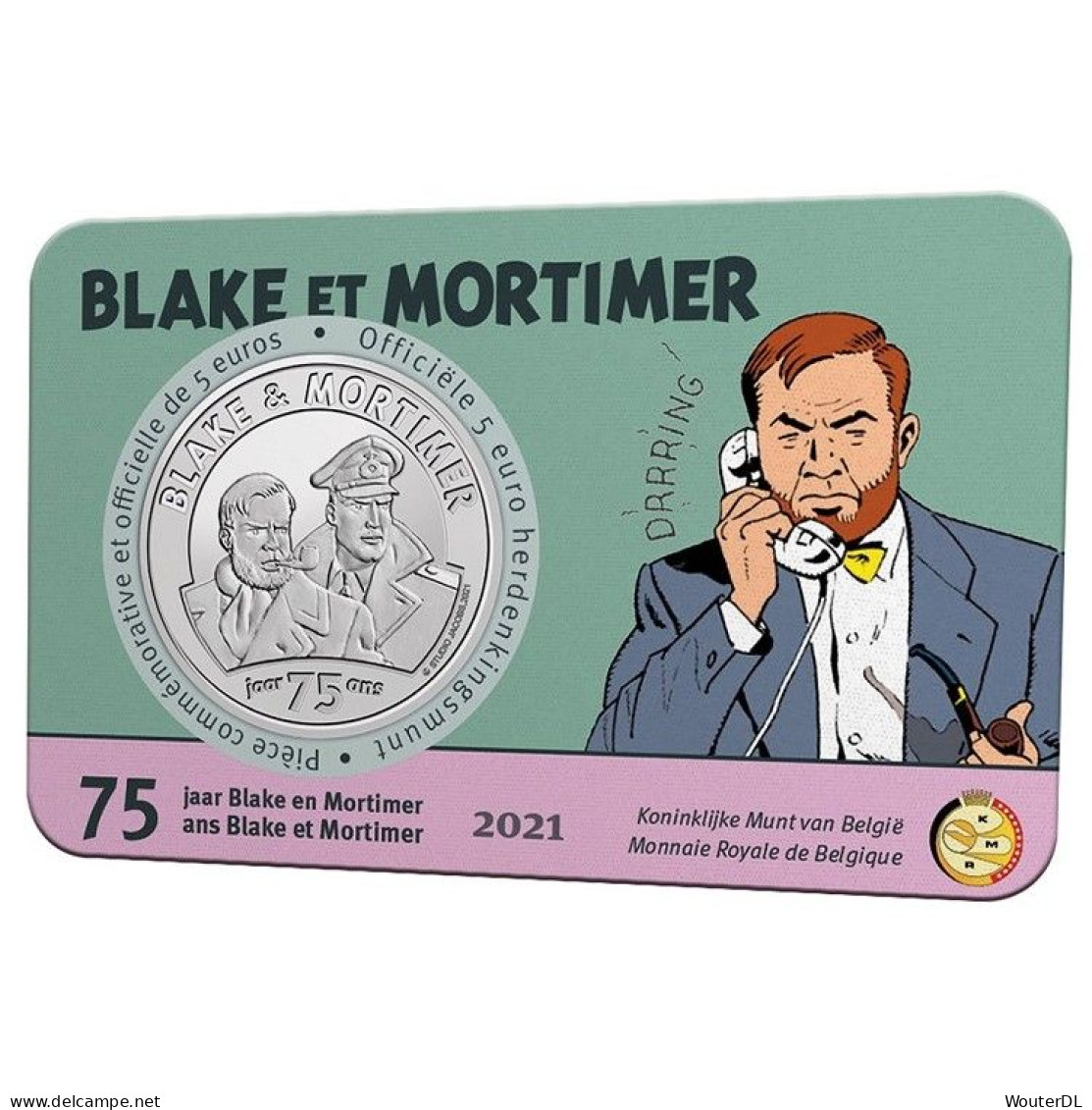 5 Euro België 2021 Blake & Mortimer - België