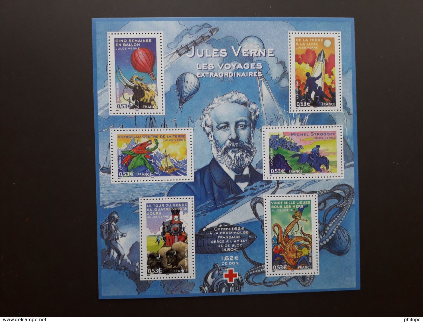 France, Carnet, Ouvrage de Luxe, 4007, BF 85, 3789/3794, Livre Jules Verne, Neuf **, TTB