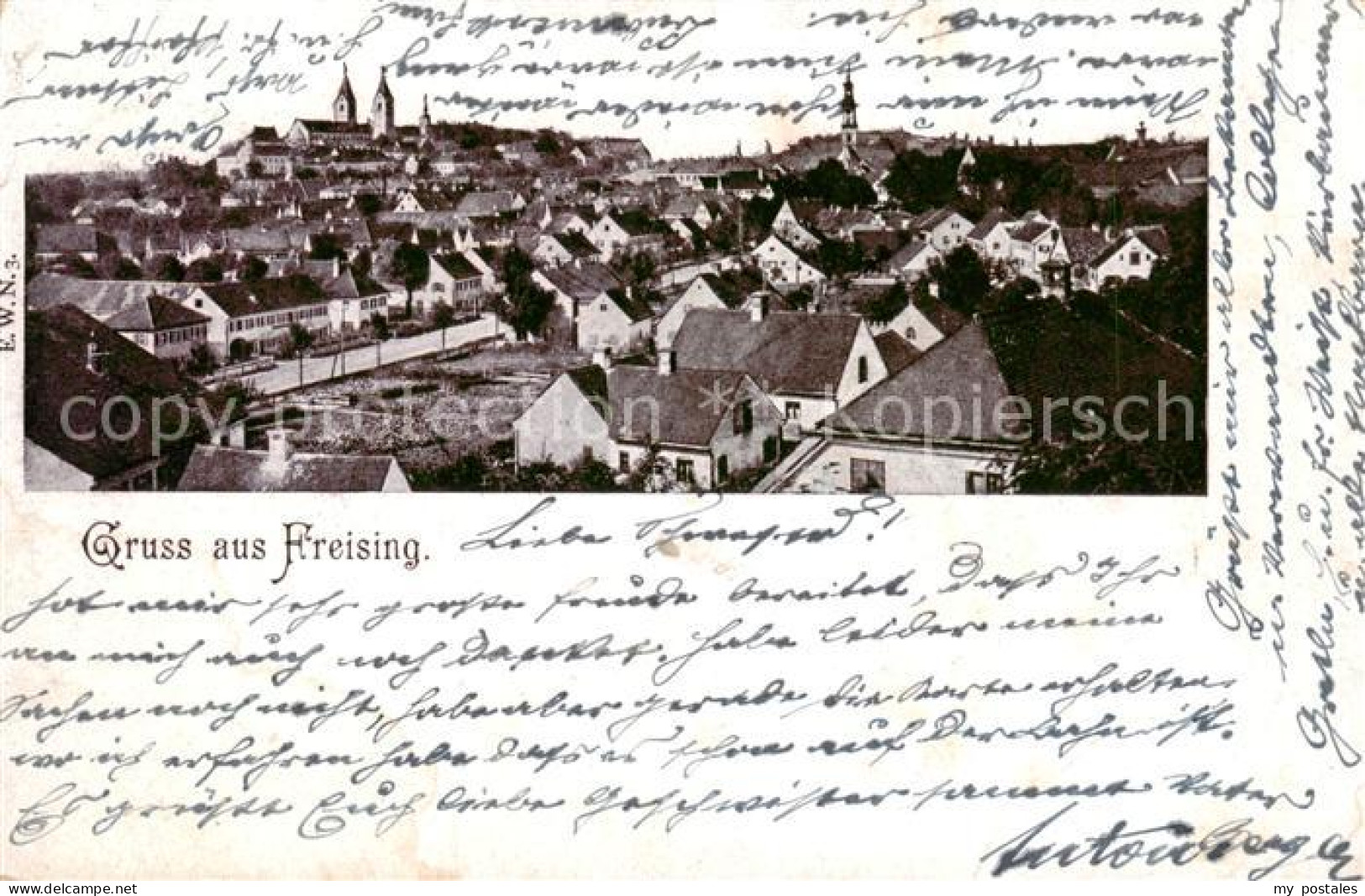 73790998 Freising Oberbayern Gesamtansicht Freising Oberbayern - Freising