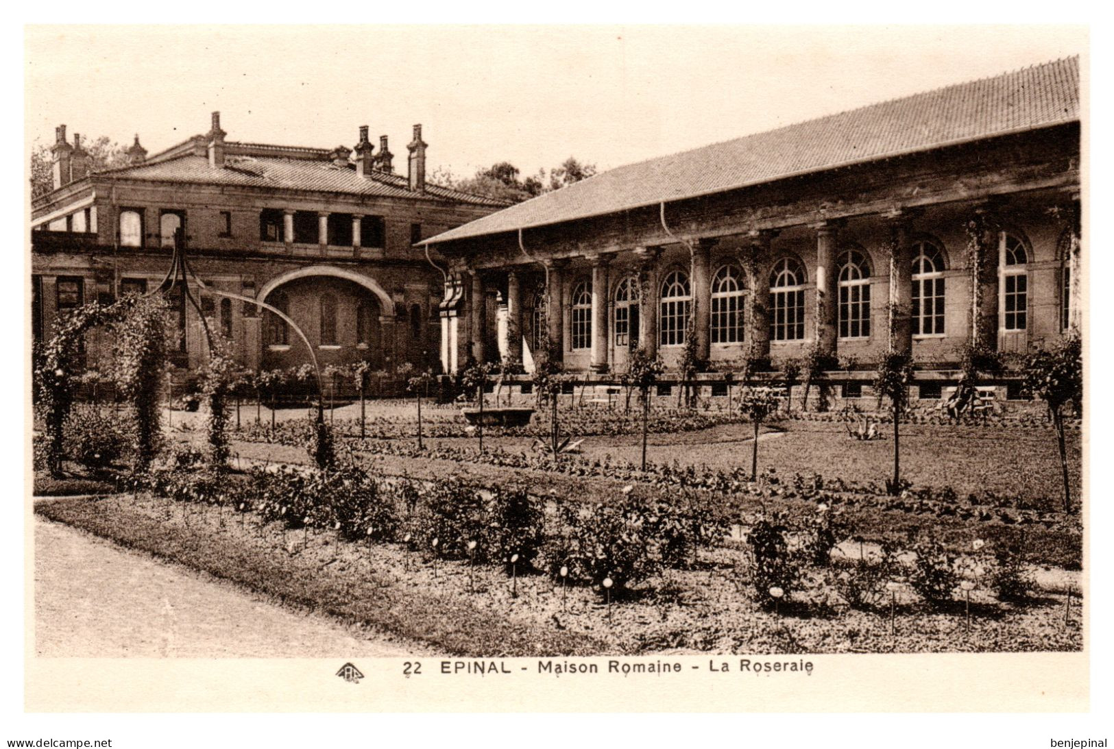 Epinal -  Maison Romaine - La Roseraie - Epinal