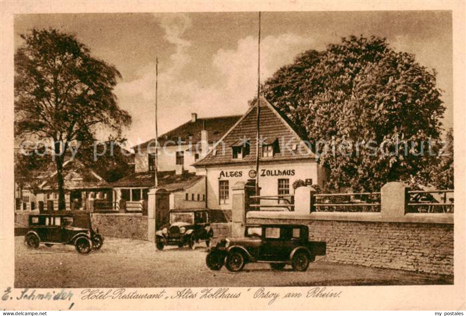 73790963 Orsoy Rhein Restaurant-Hotel Altes Zollhaus Aussenansicht Orsoy Rhein - Rheinsberg