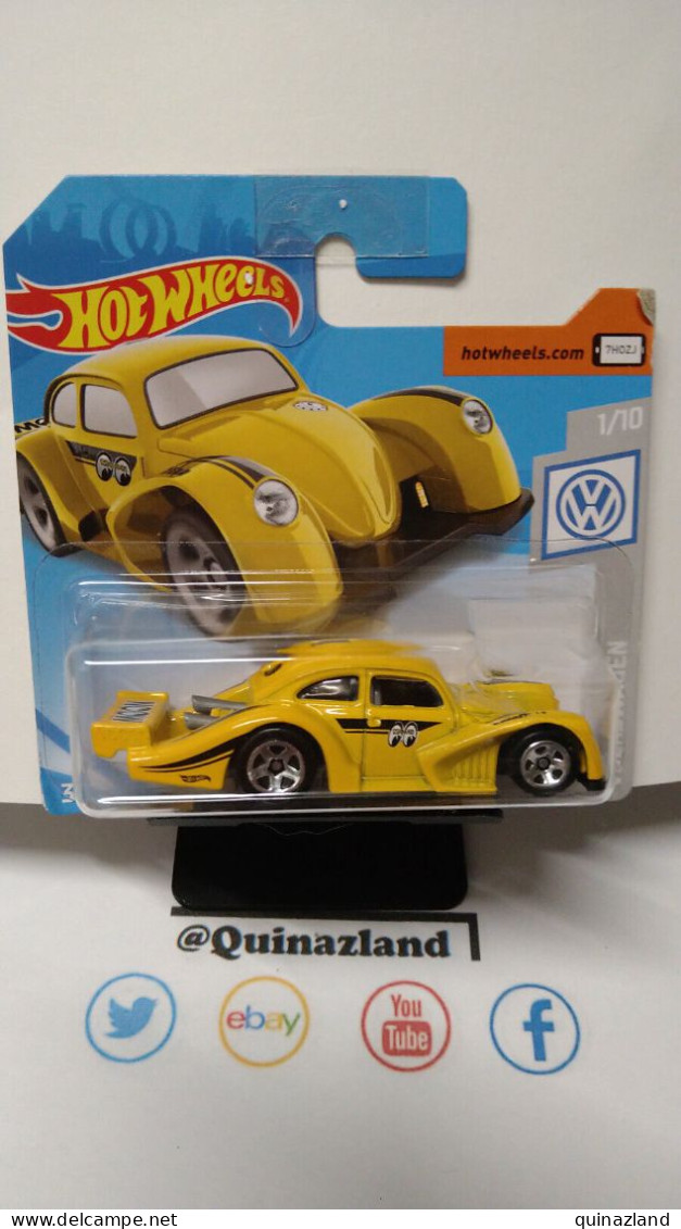 Hot Wheels Volkswagen Kafer Racer 2019-046 Bulle Fendue (NP14) - HotWheels