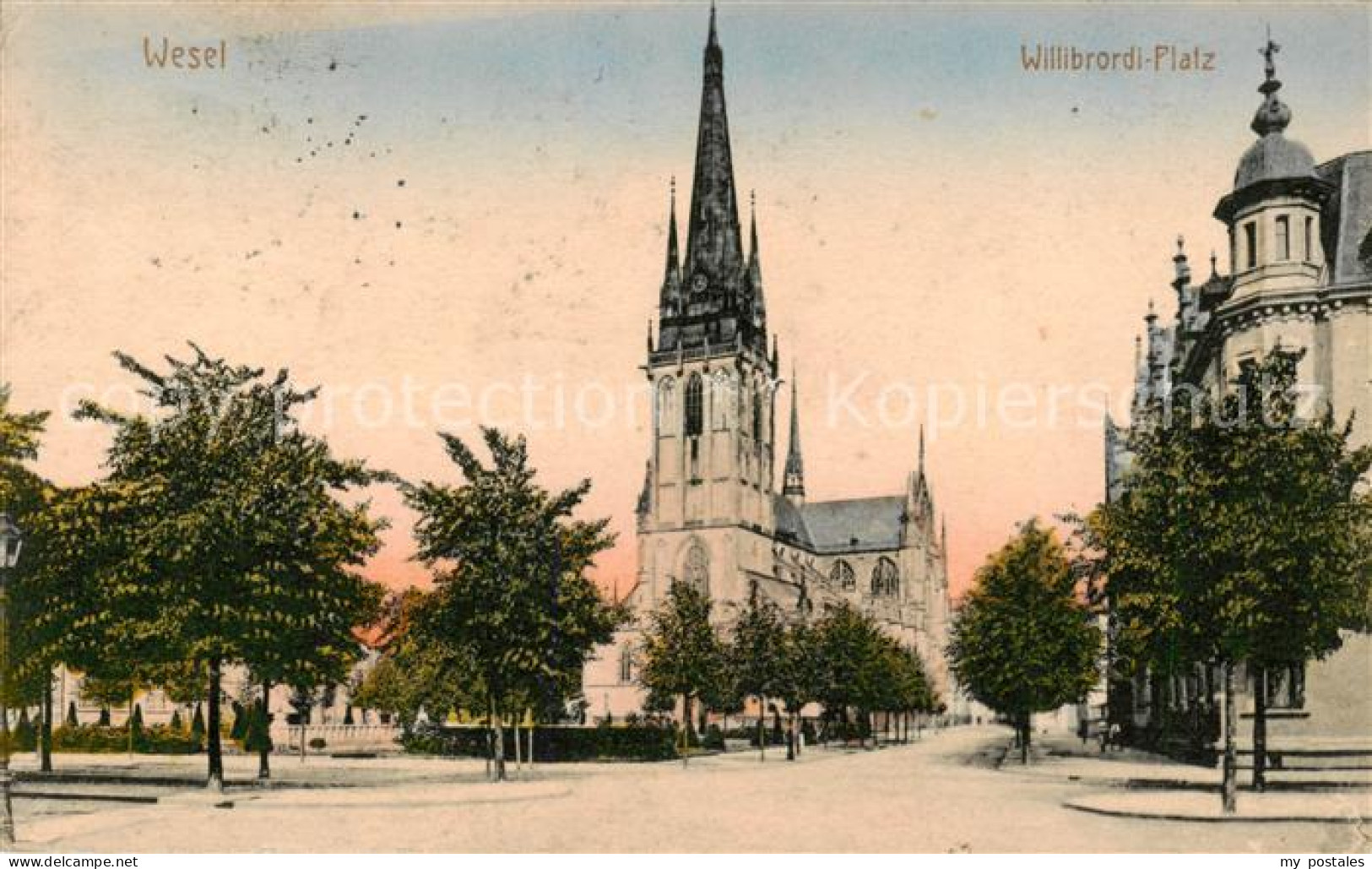 73790944 Wesel  Rhein Willibrordi-Platz M. Kirche  - Wesel