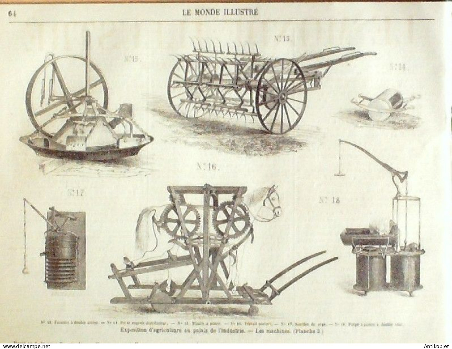 Le Monde Illustré 1860 N°172 Chine Canton Chusan Hao-qua Civita Italie Vecchia Messine Beyrouth - 1850 - 1899