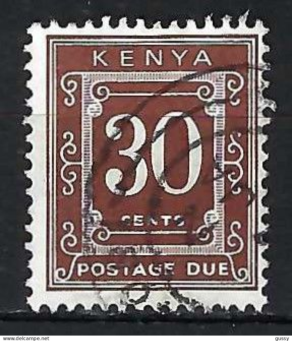 KENYA & OUGANDA Taxe 1935: Le Y&T 10 Obl. - Protectoraten Van Oost-Afrika En Van Oeganda