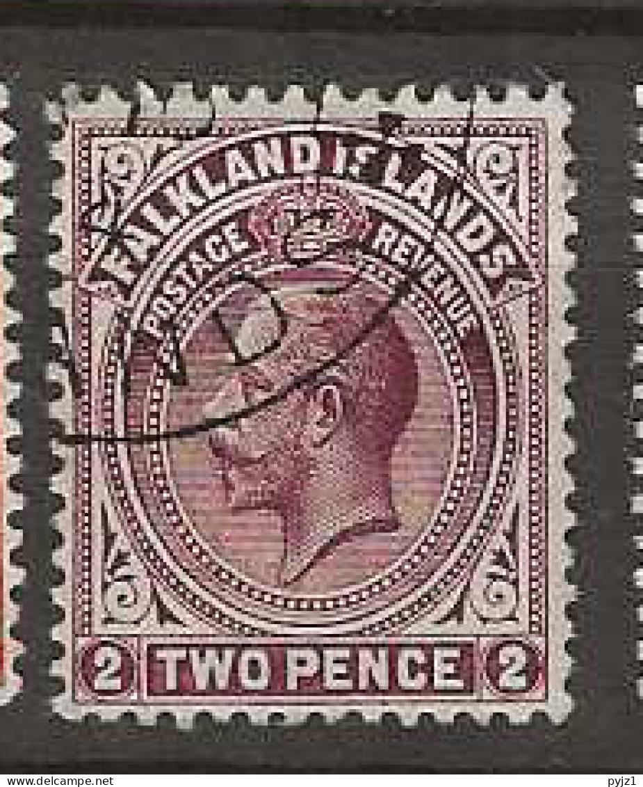 1912 USED Falkland Islands Mi 27 - Falklandinseln