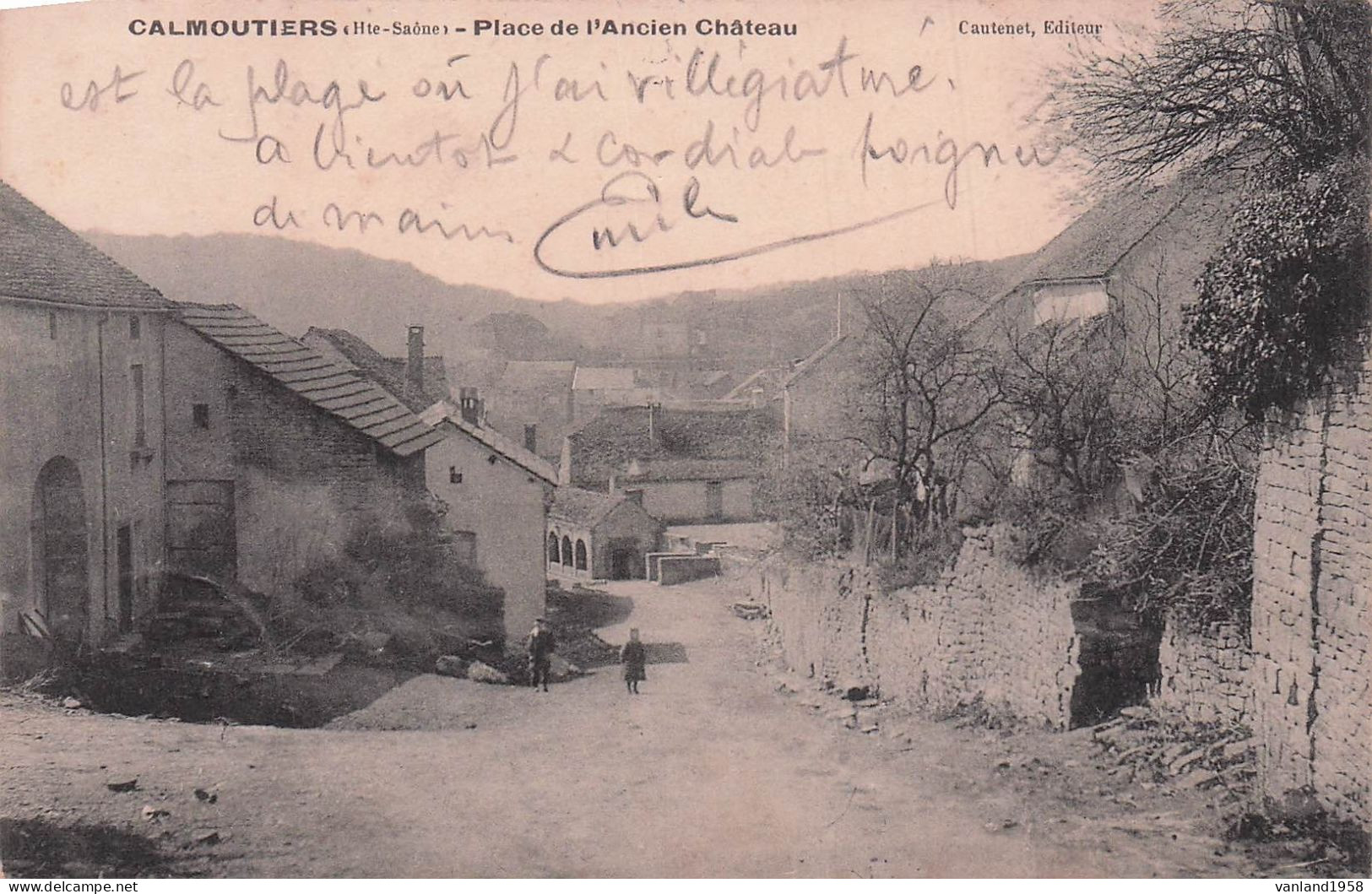 CALMOUTIERS-place De L'ancien Château - Autres & Non Classés